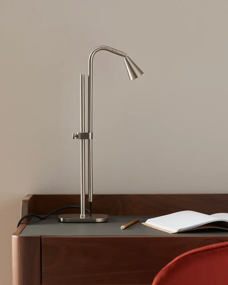 lampe bureau nickel