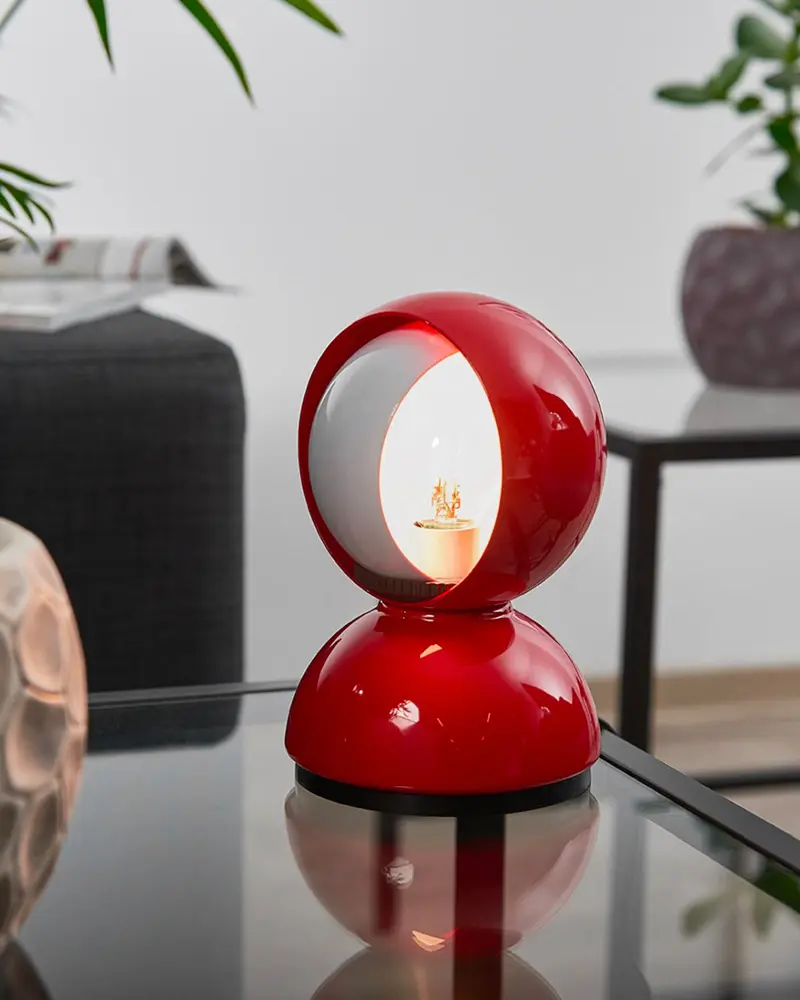 lampe eclisse rouge