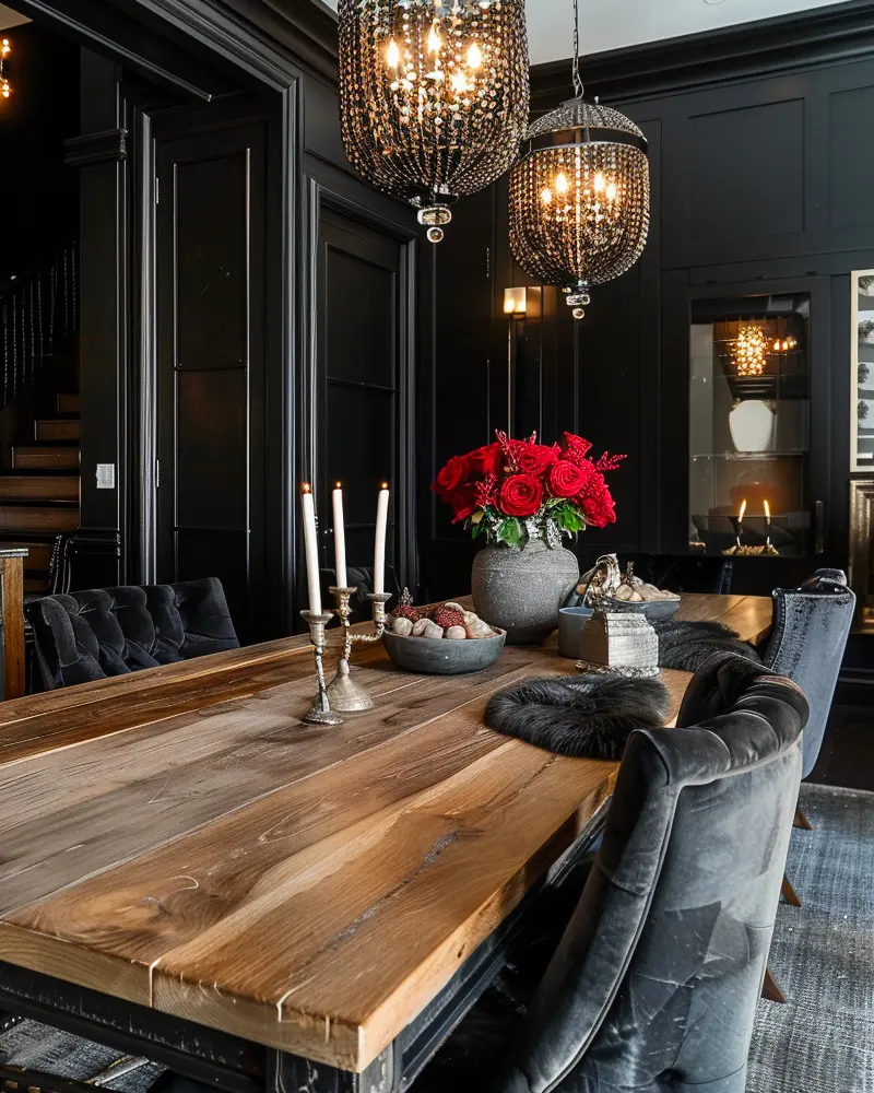 deco chic salle a manger bois