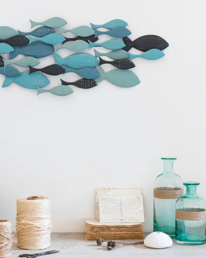 deco murale banc poisson