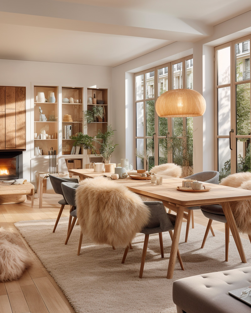 deco salle a manger cocooning nature