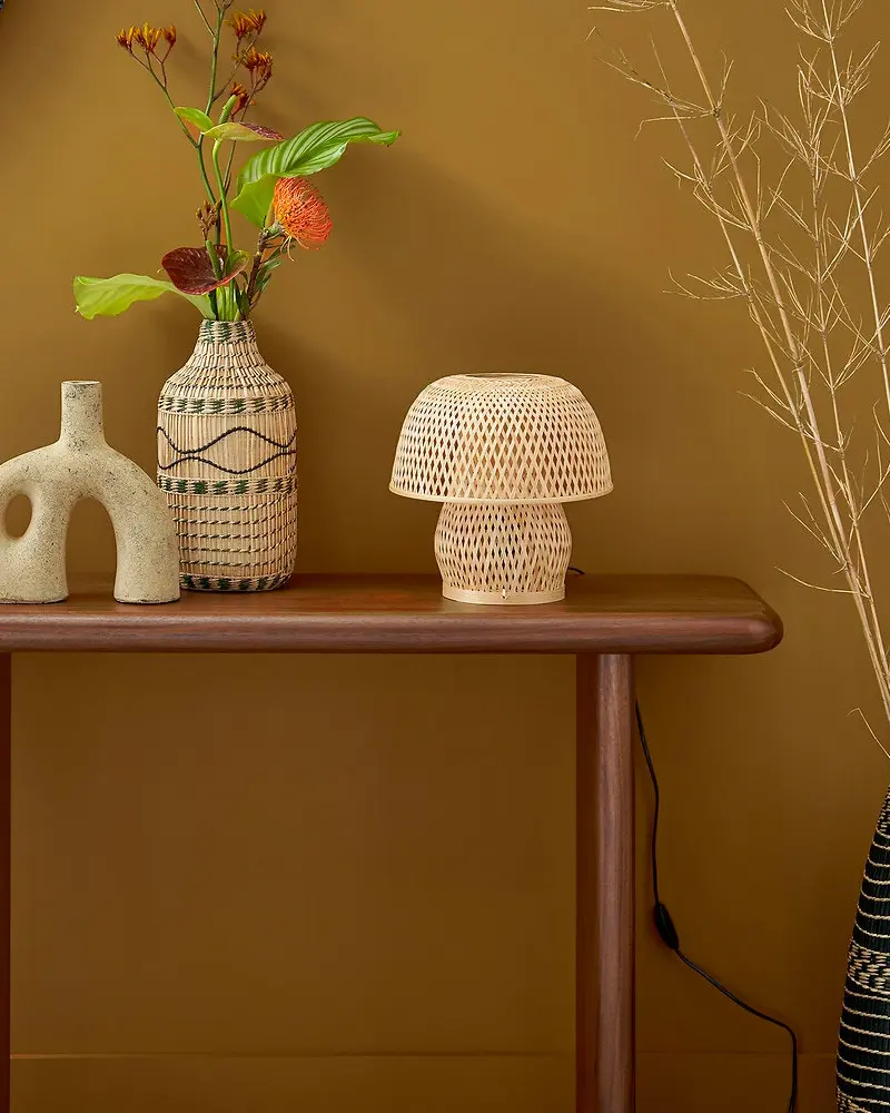 lampe naturelle champignon