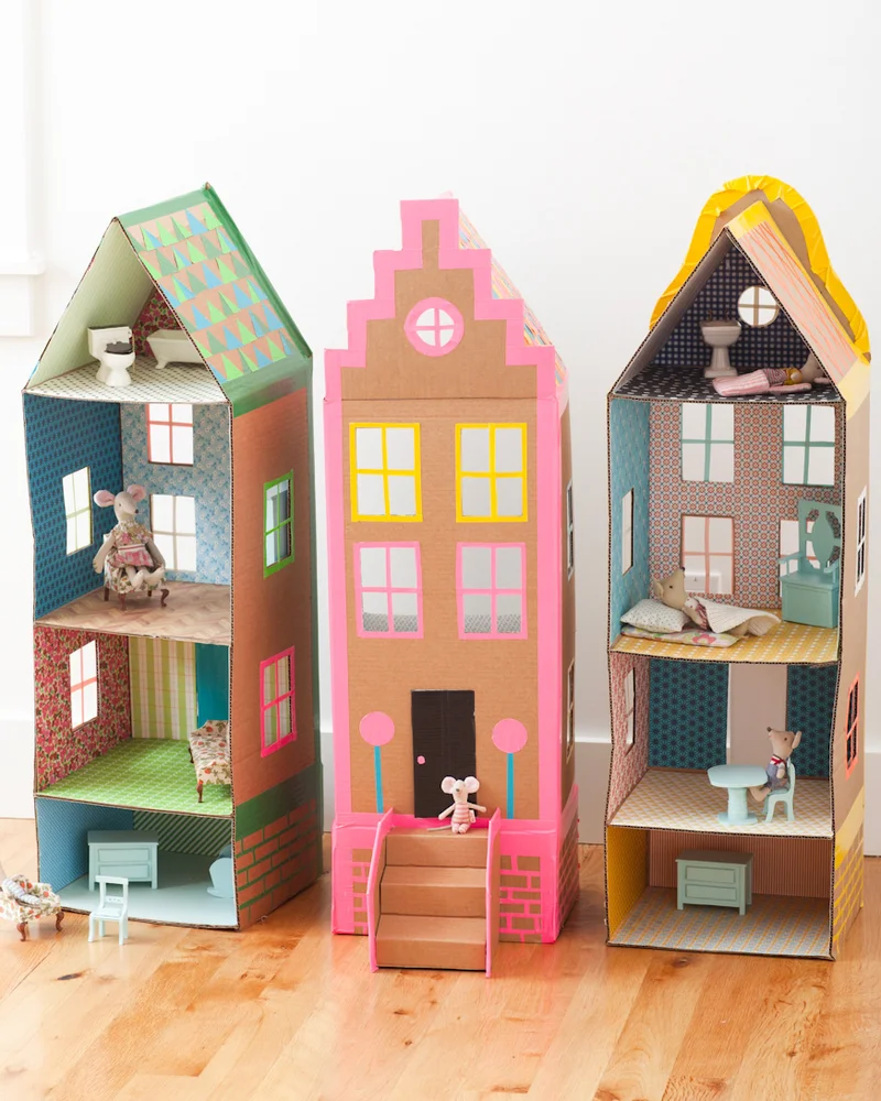 maison poupee carton diy