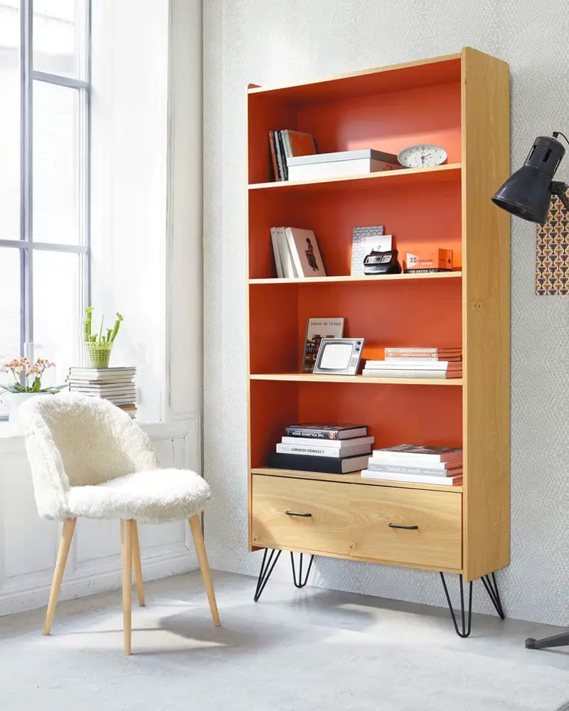 chaise fausse fourrure