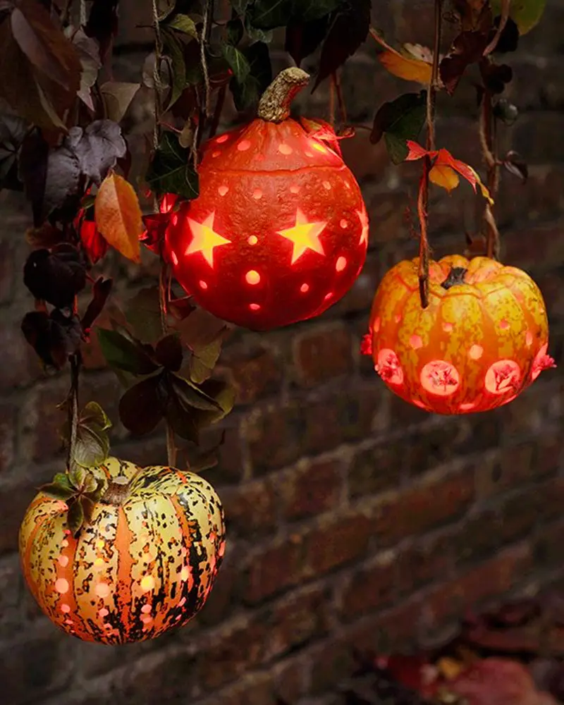 citrouille lumineuse diy halloween lanterne