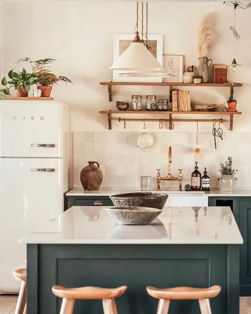 cuisine campagne carrelage zellige