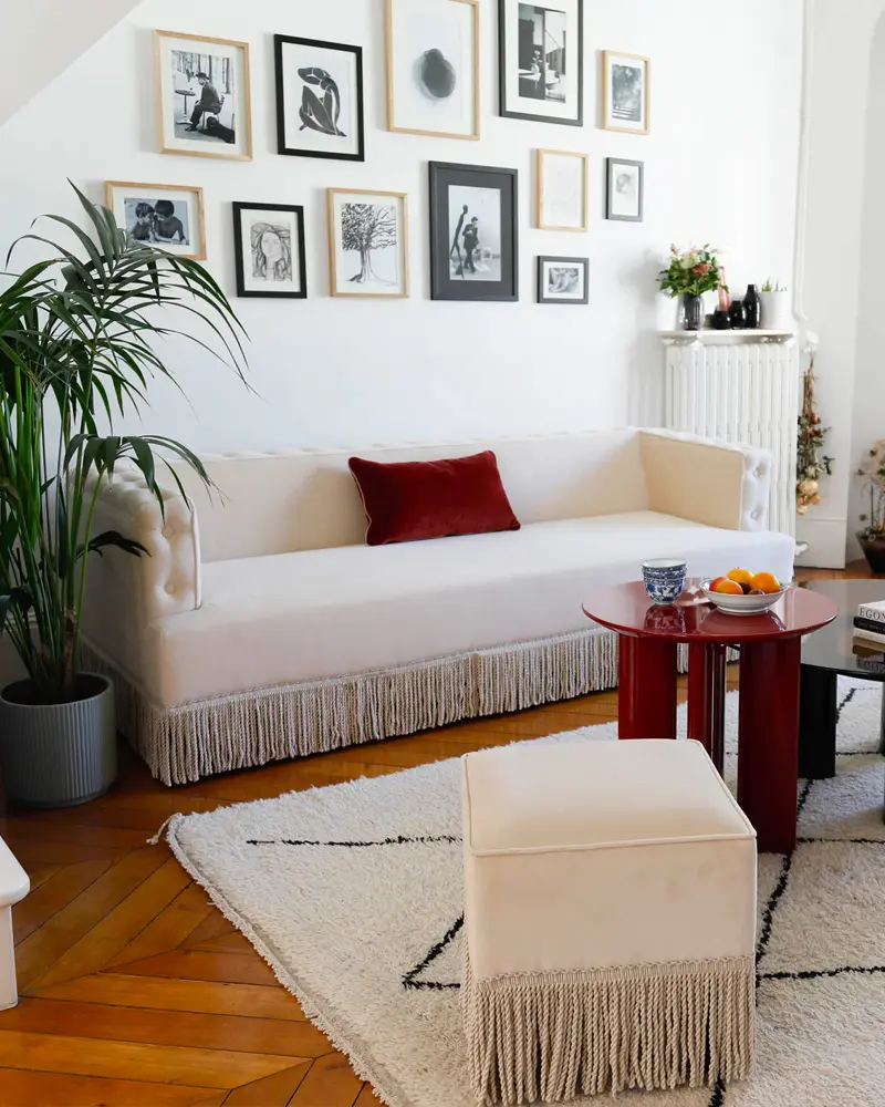 deco salon vintage beige