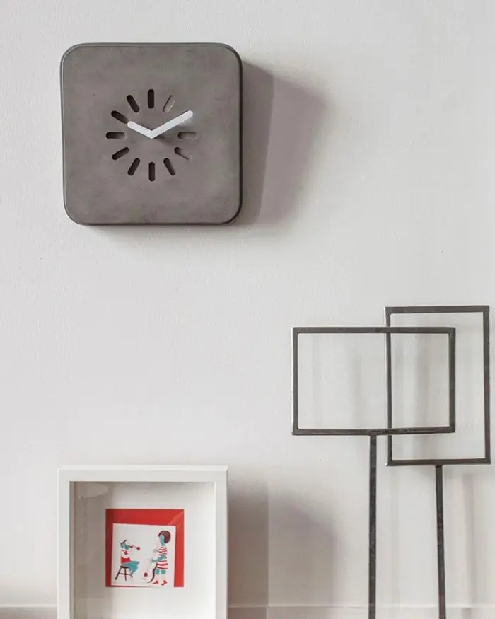 horloge beton