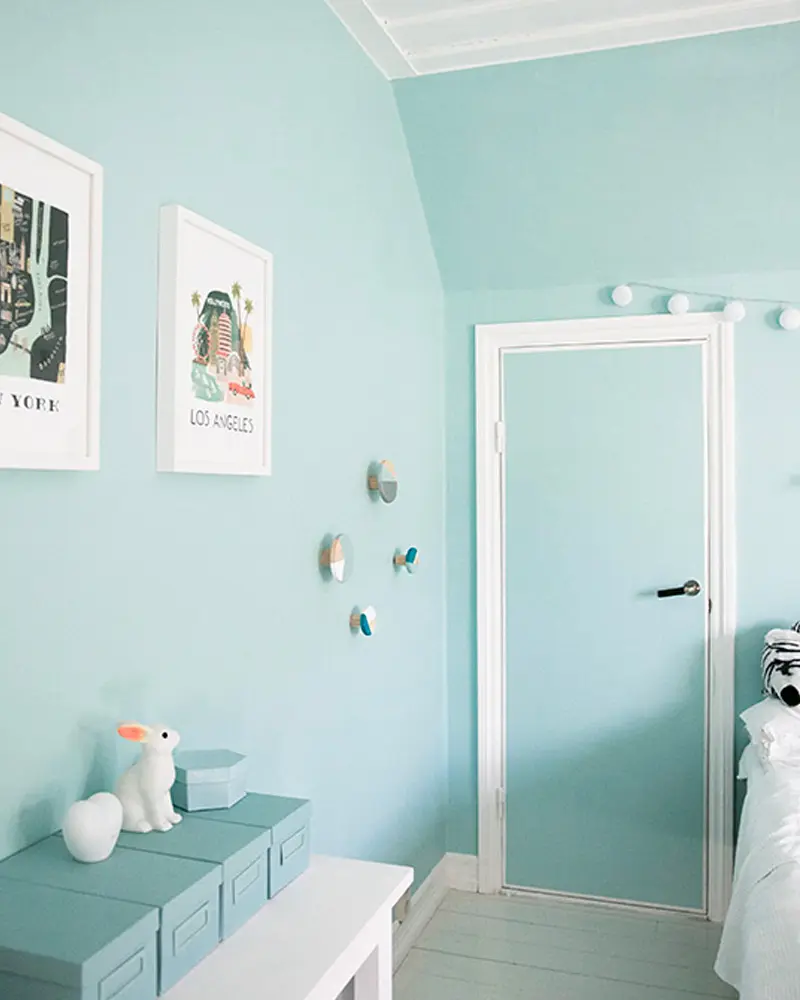 patere ronde coloree enfant diy
