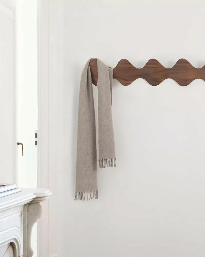 porte manteau ondule bois