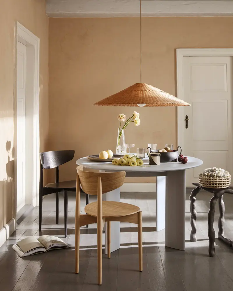 deco salle a manger mur beige