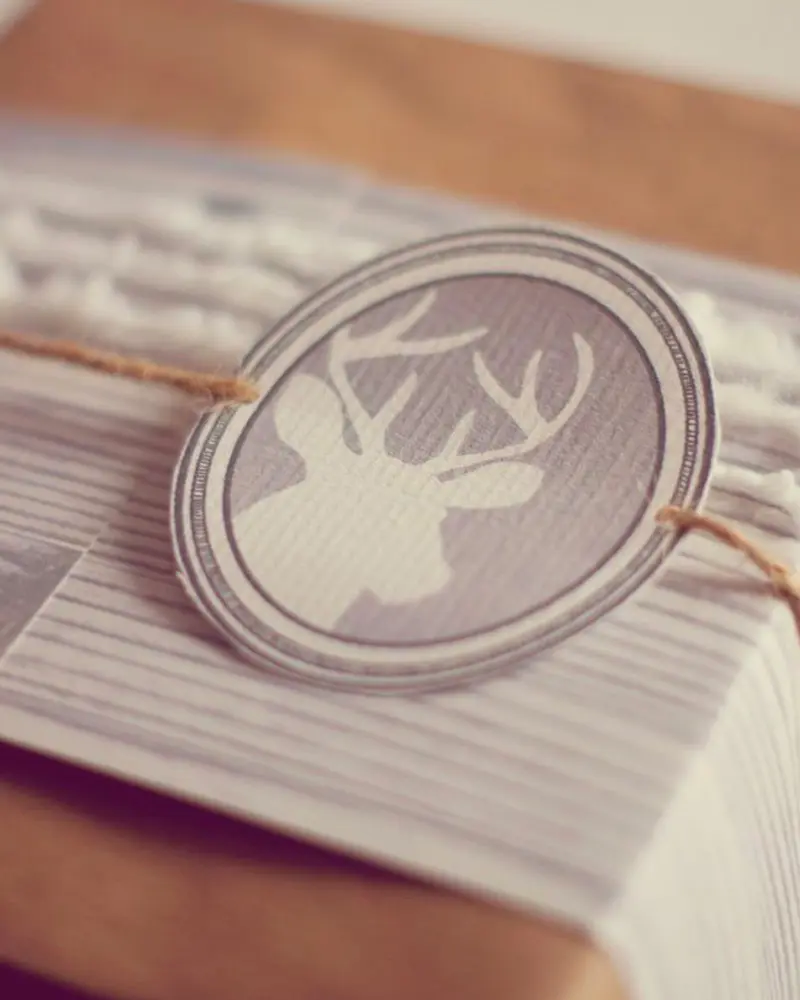 etiquette paquet cadeau noel diy renne a imprimer