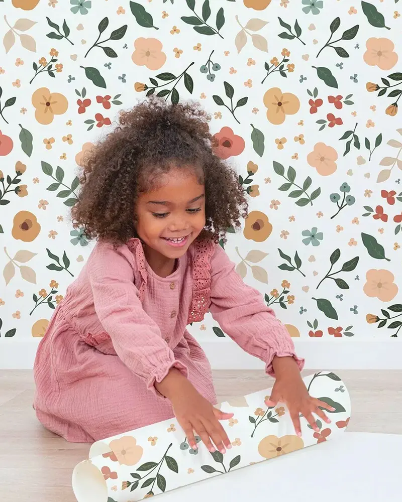 papier peint floral