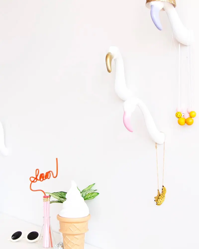 patere flamand rose enfant diy