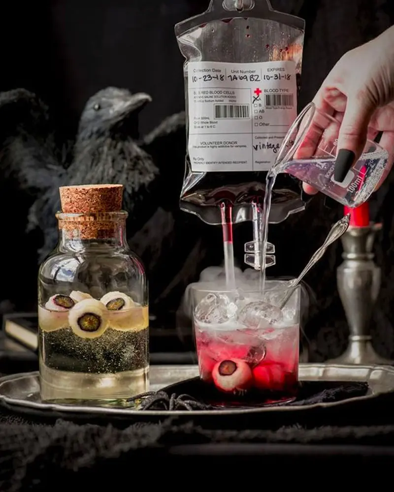recette cocktail gin tonic halloween