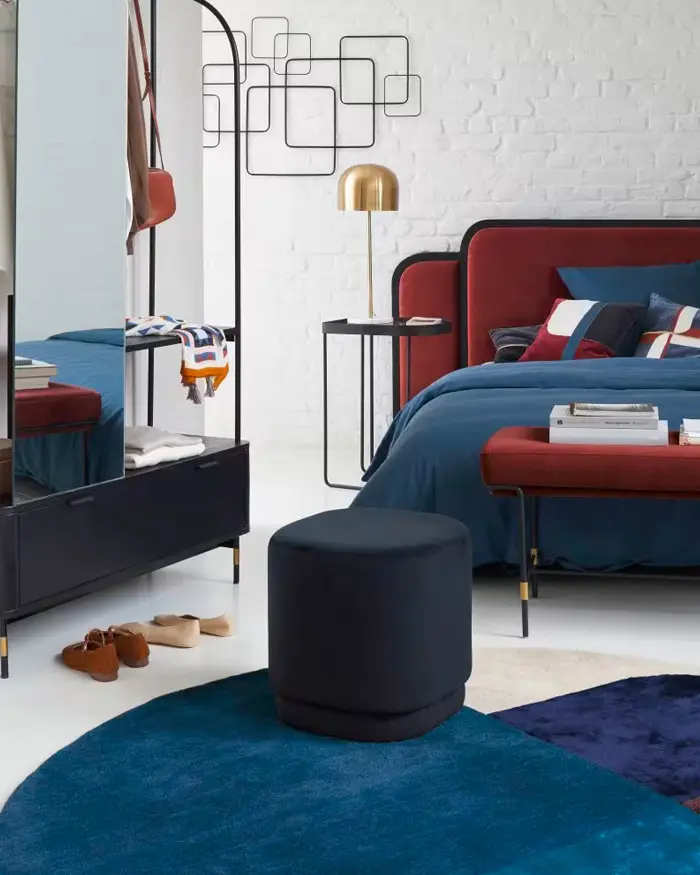 tapis rond laine
