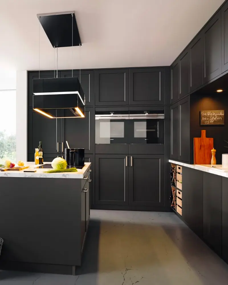 deco cuisine chic noire