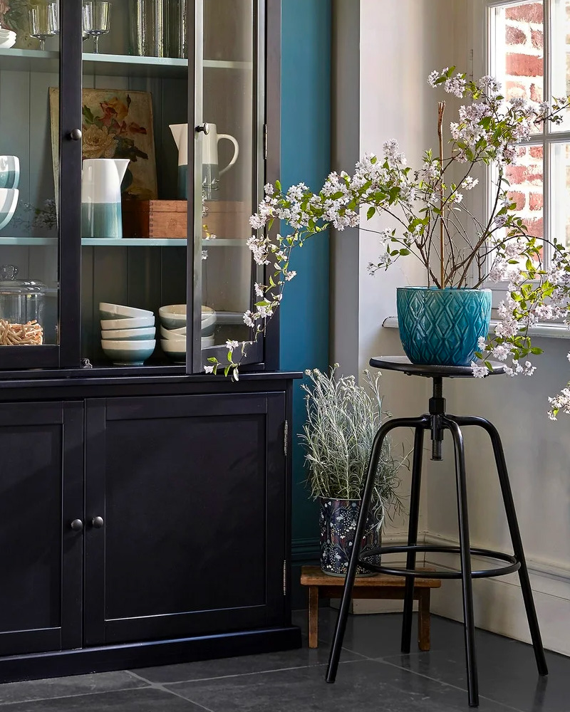 tabouret bar vis noir