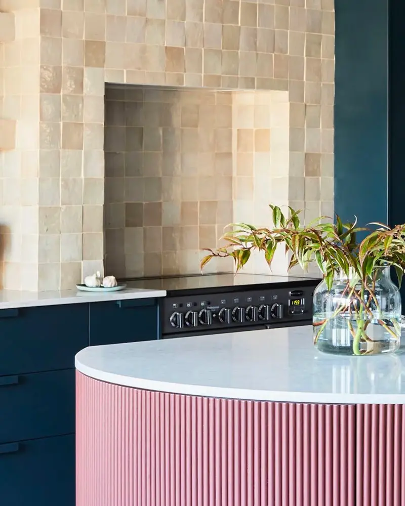 deco cuisine chic carrelage zellige