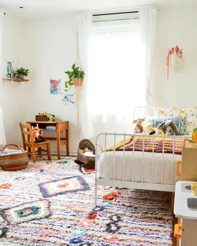 deco enfant ethnique tapis colore