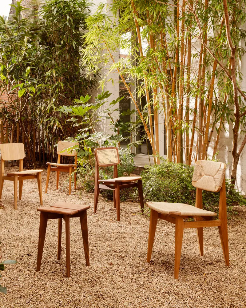 chaise bois corde