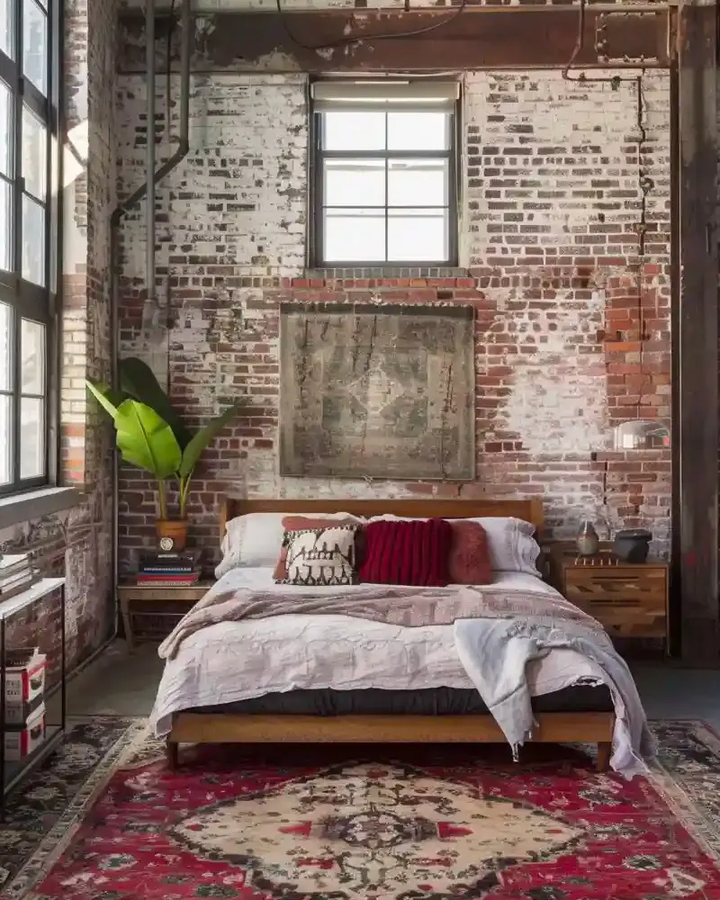 deco chambre industrielle boheme