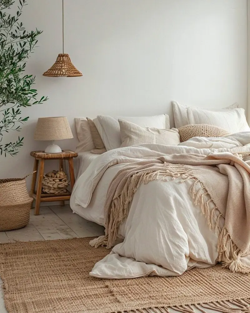 deco chambre scandinave boheme