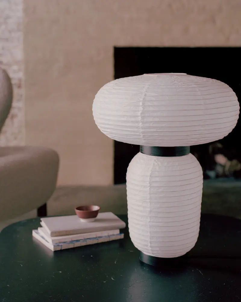 lampe panier japonais