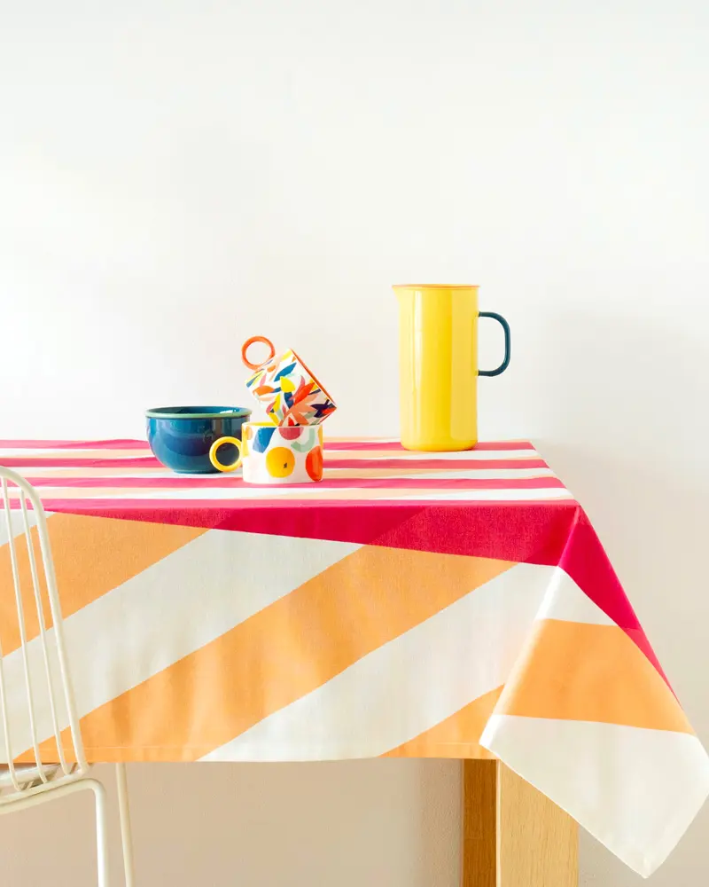 nappe moderne a rayures