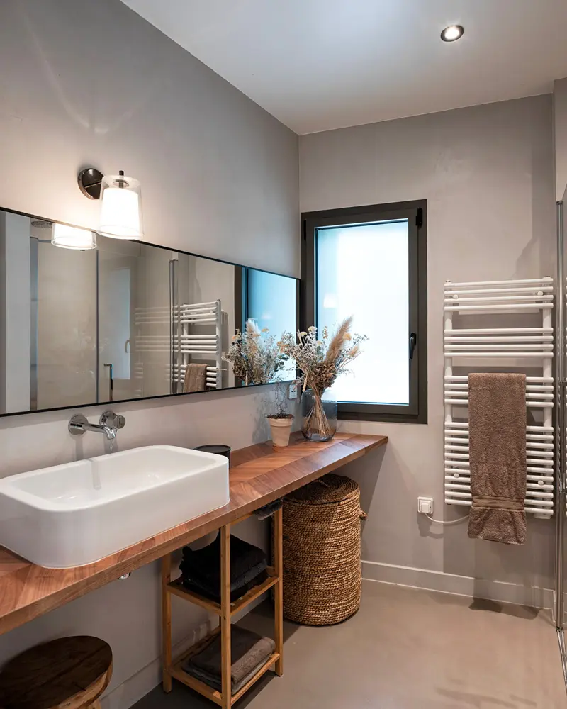 deco salle de bain beton bois
