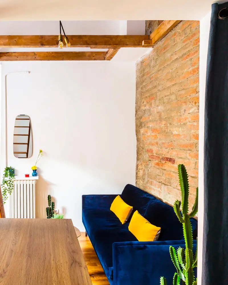 deco studio vintage industriel salon