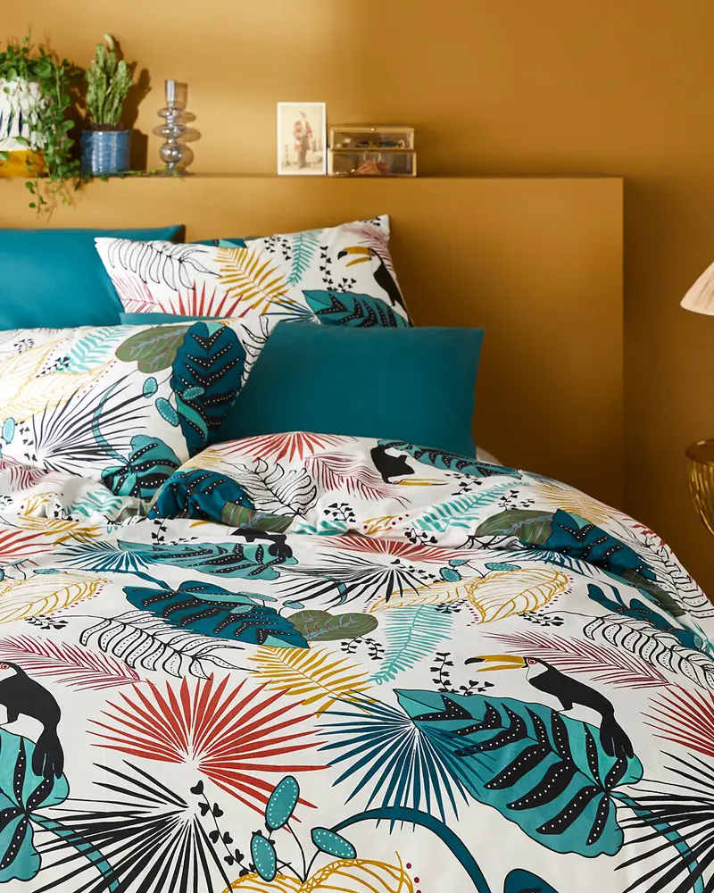 housse couette tropicale