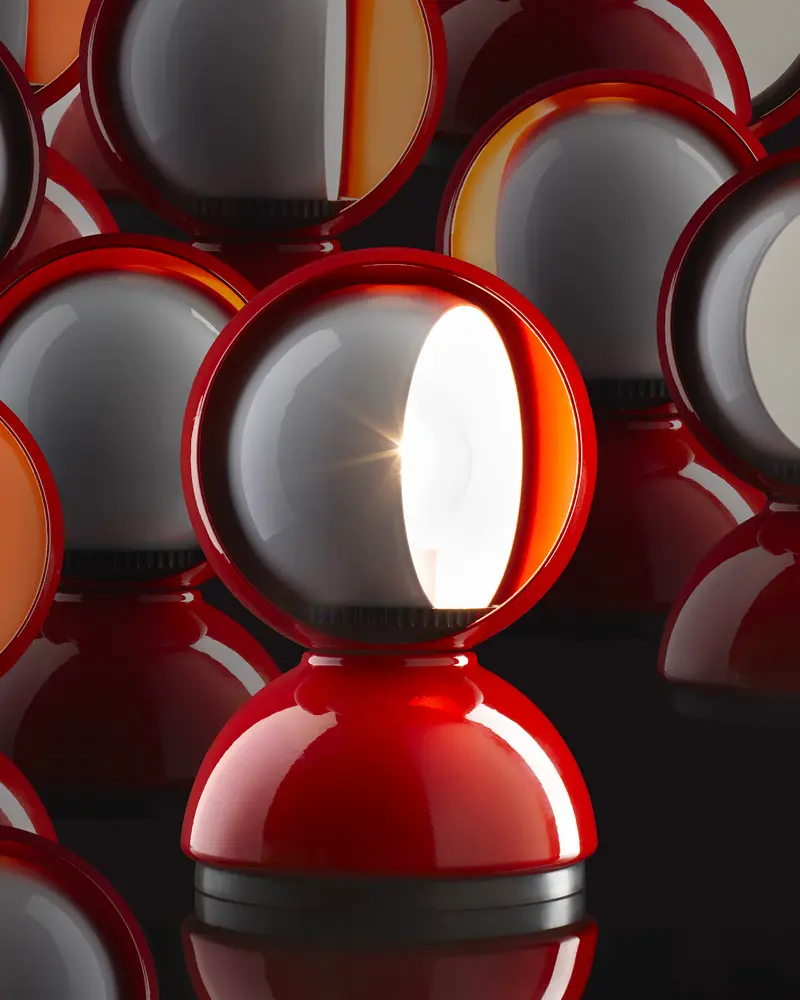 lampe eclisse rouge