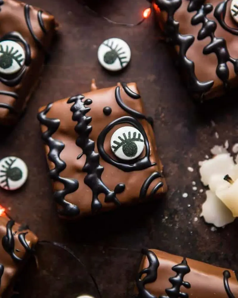 recette brownie chocolat halloween