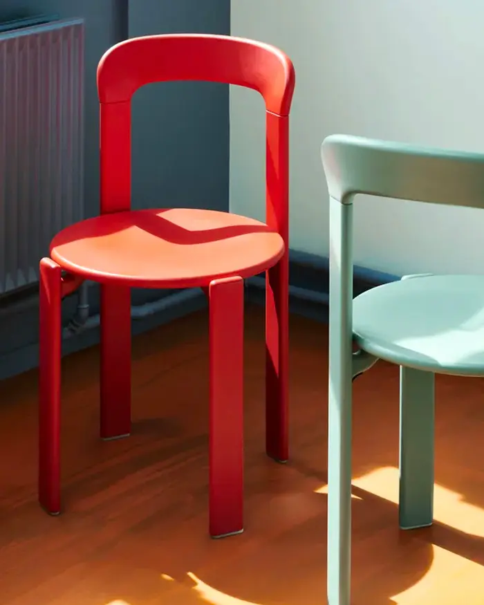 chaise rouge