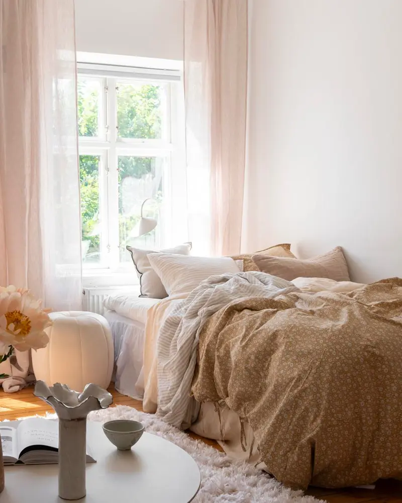 deco chambre scandinave beige