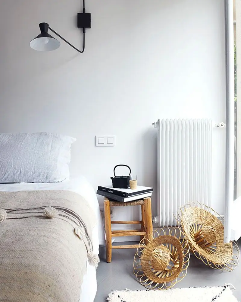 deco chambre sol beton