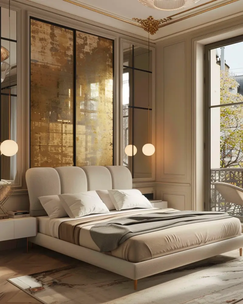 deco chic chambre doree