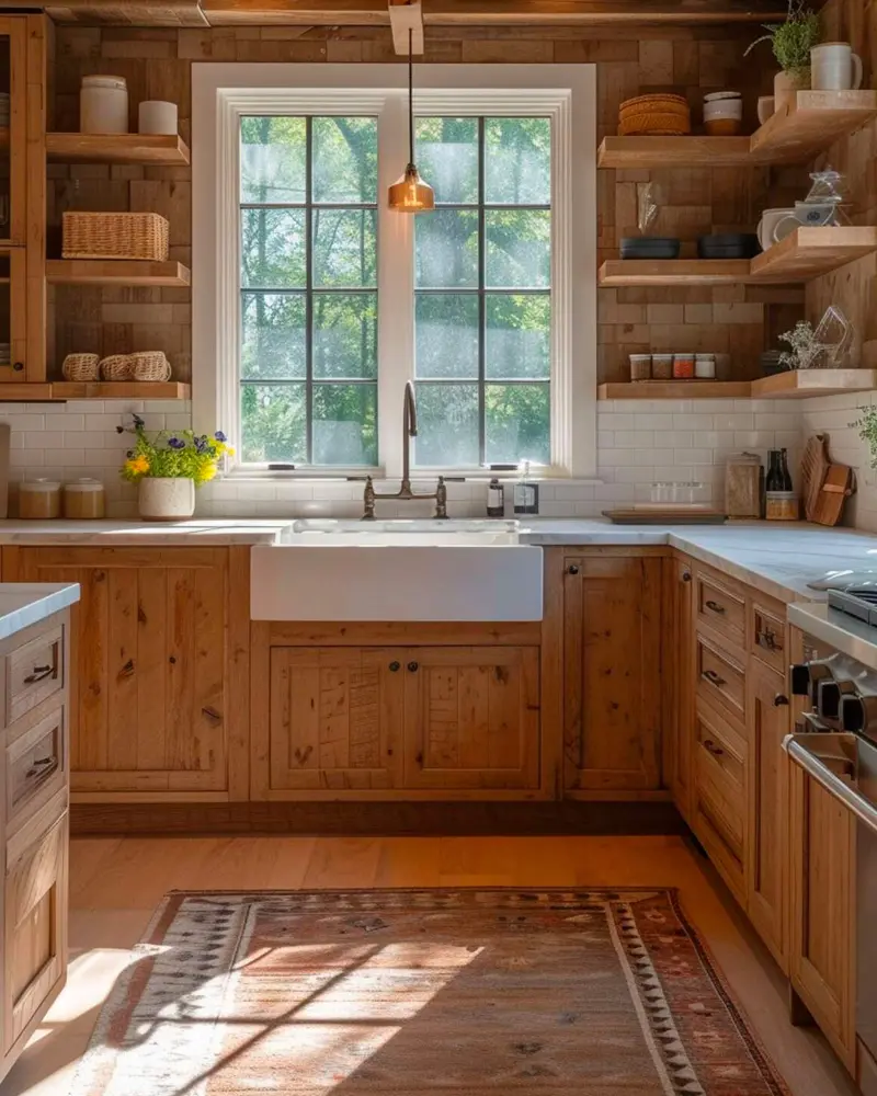 deco cuisine campagne bois