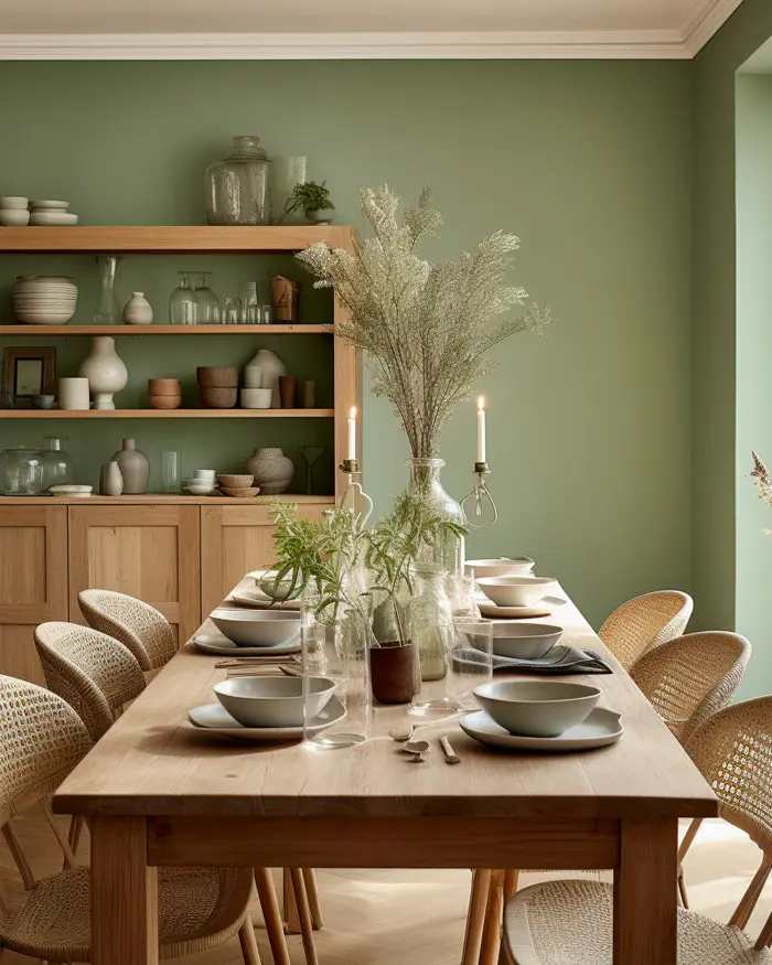 deco salle a manger nature bois
