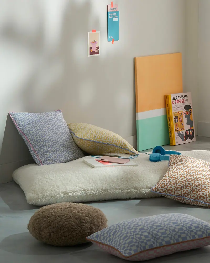 matelas sol fausse fourrure