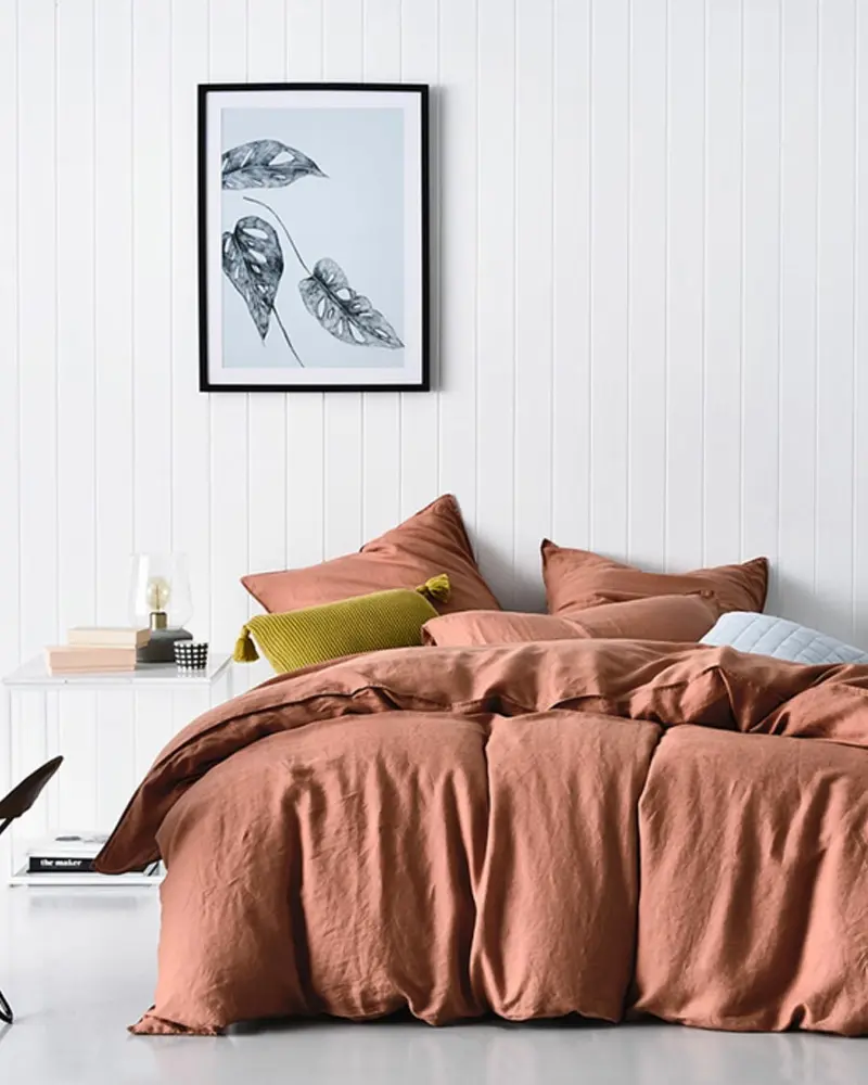 deco chambre terracotta blanc