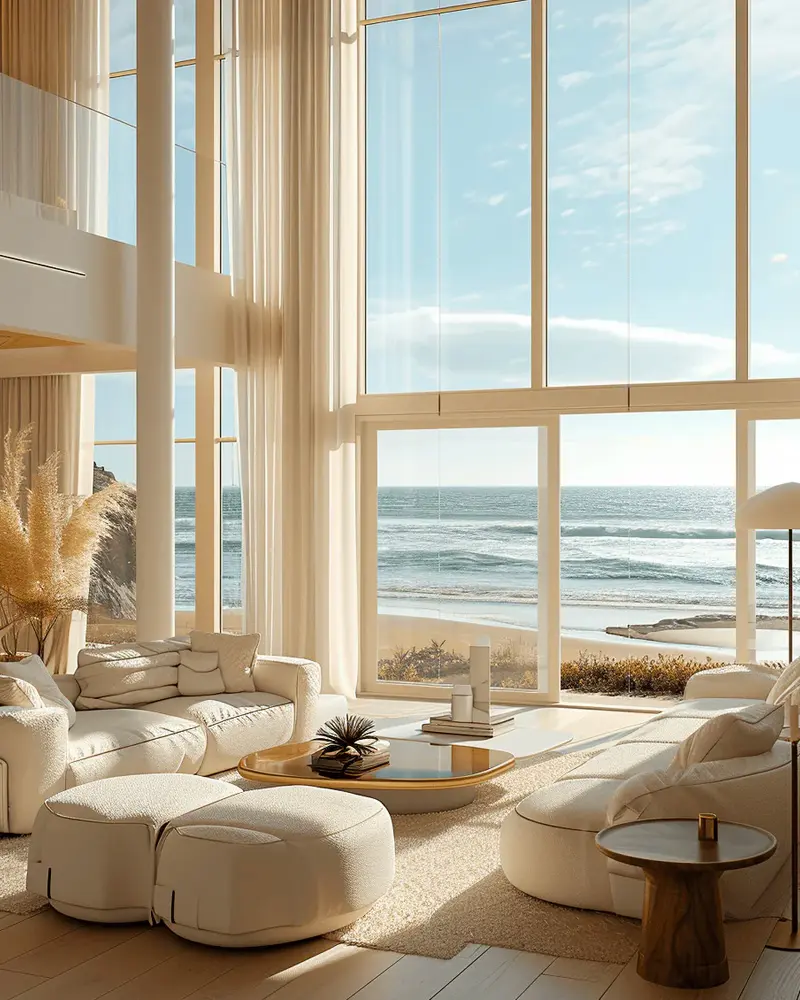 deco salon bord de mer moderne minimaliste