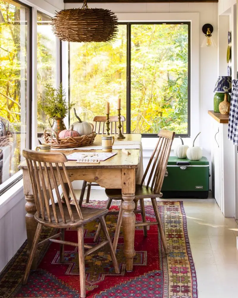 petite salle a manger cosy cocooning