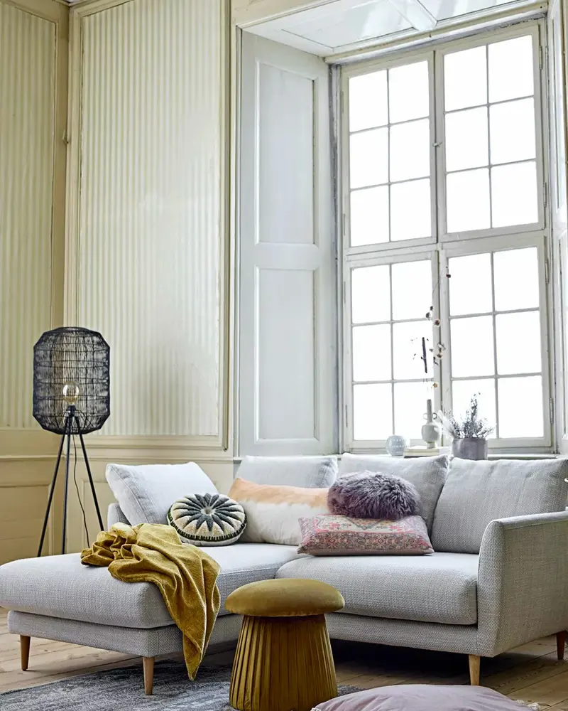 pouf champignon velours