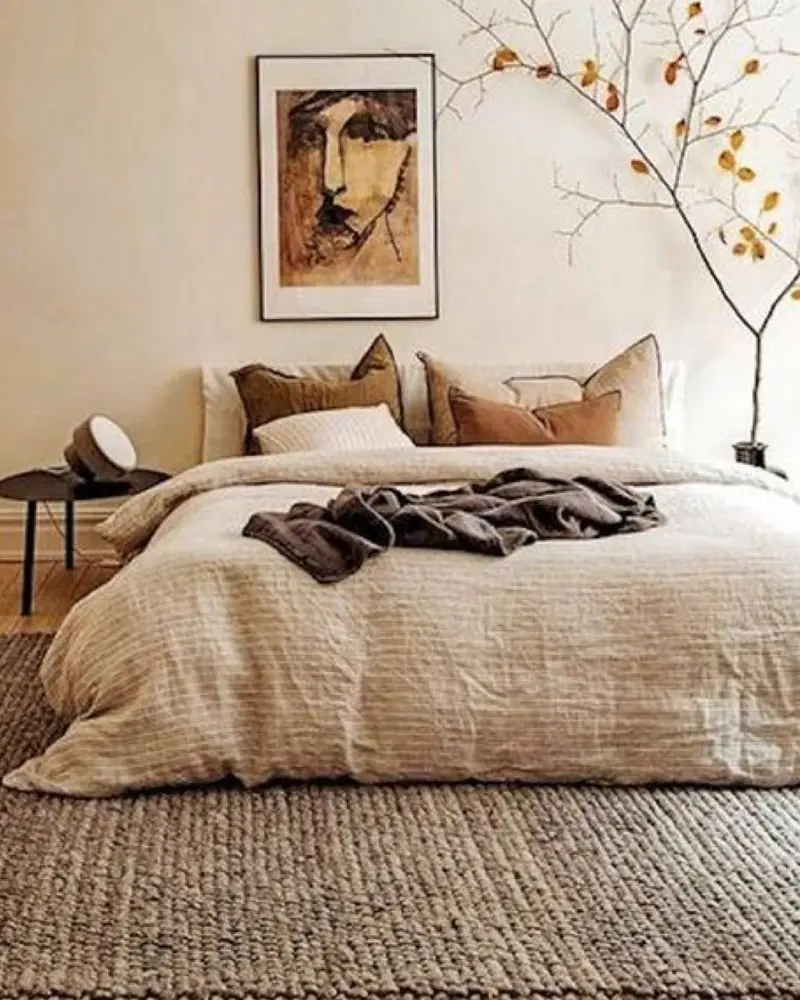 deco chambre moderne nature beige