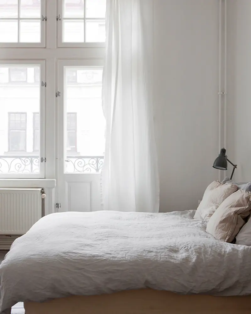 deco chambre scandinave blanc
