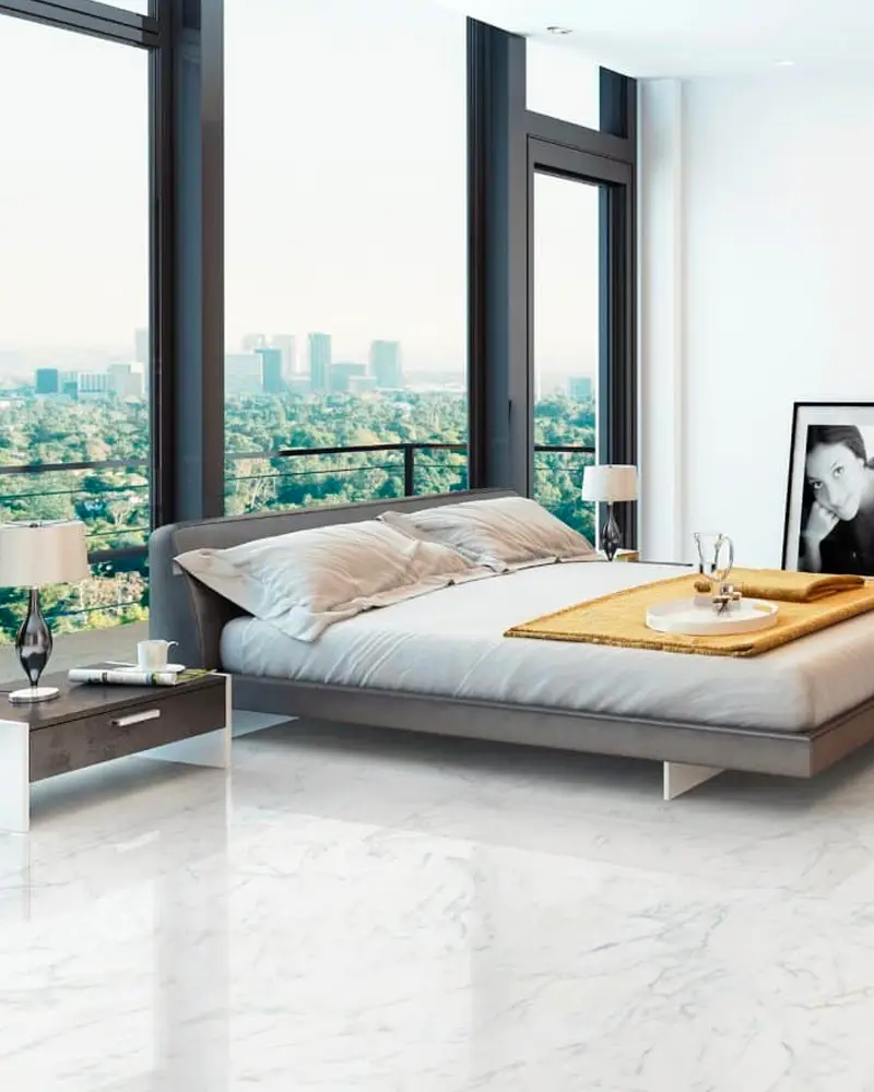 sol marbre deco chambre