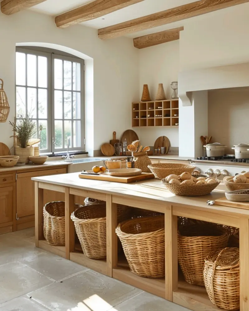 deco cuisine rotin
