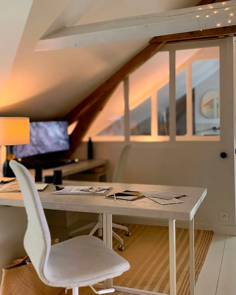 bureau plateau beton